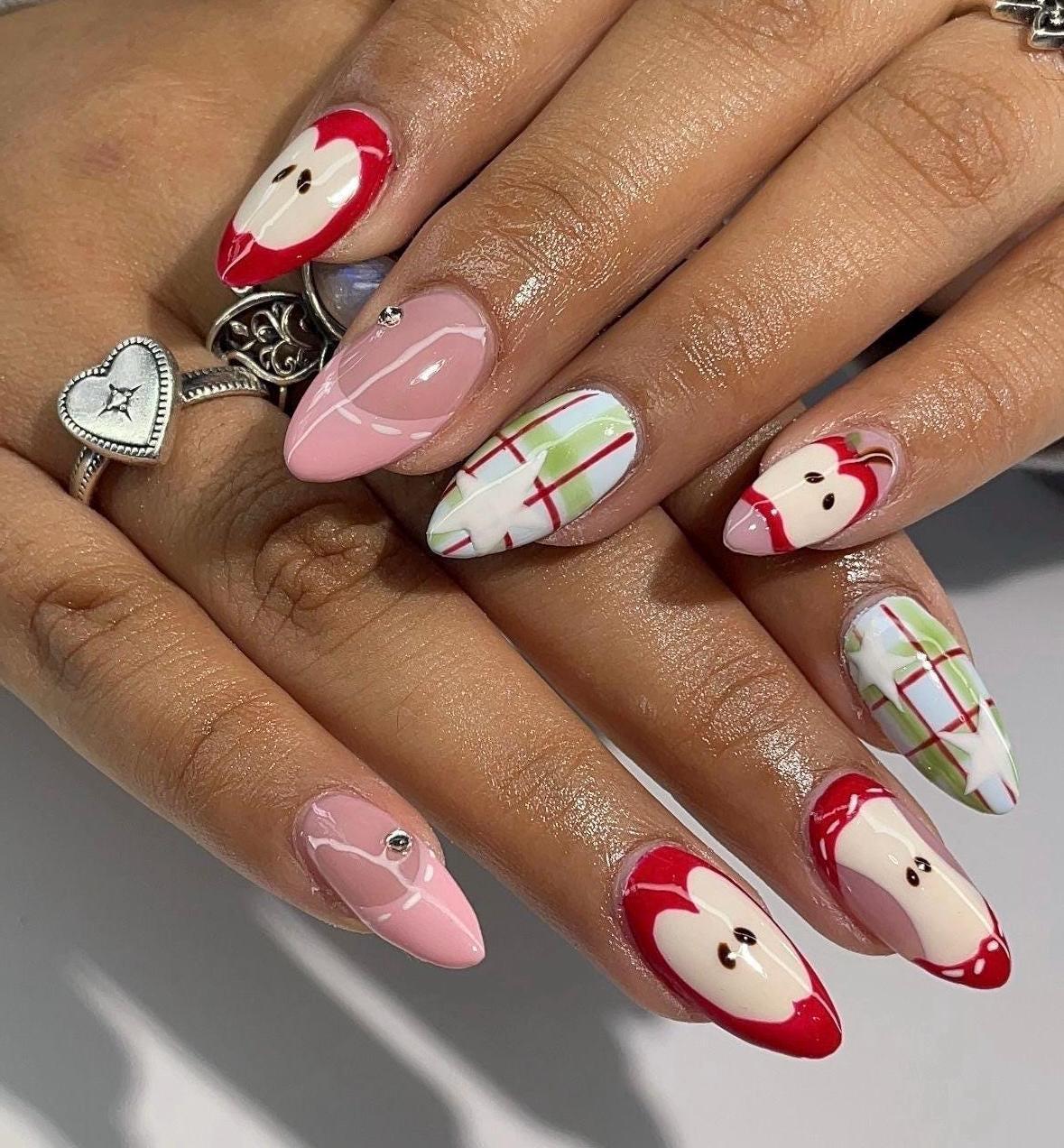 Handmade Custom Gel Press On Nails