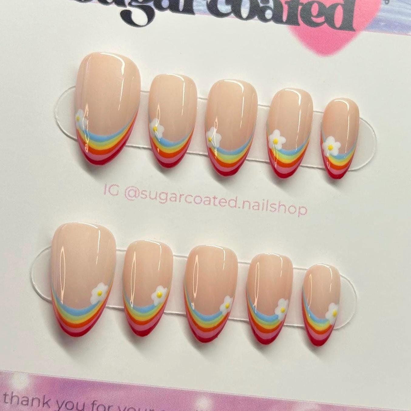 Handmade Custom Gel Press On Nails