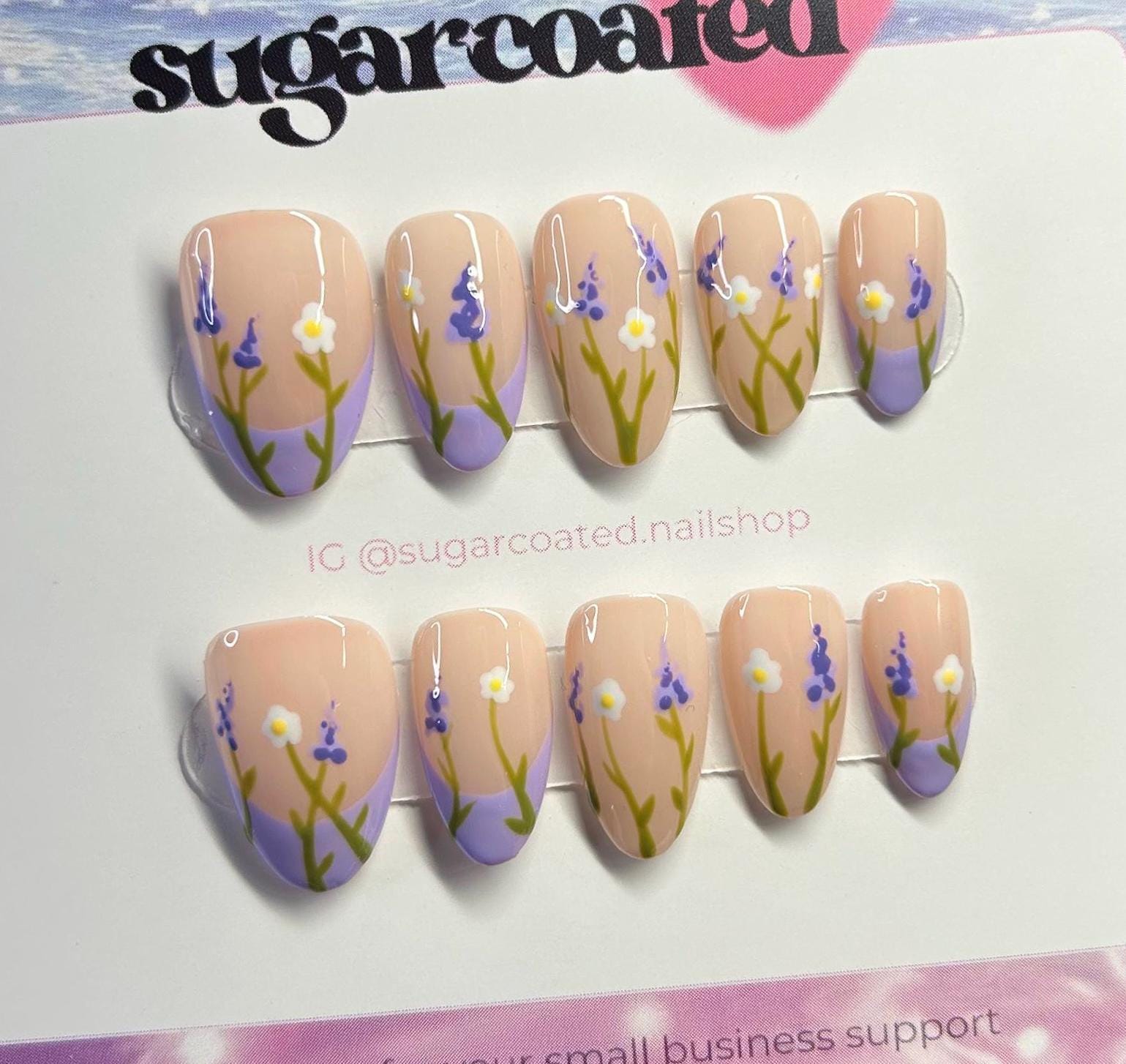 Handmade Custom Gel Press On Nails
