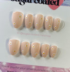 Handpainted Gel Press On Nails