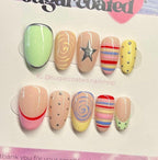 Handmade Custom Gel Press On Nails