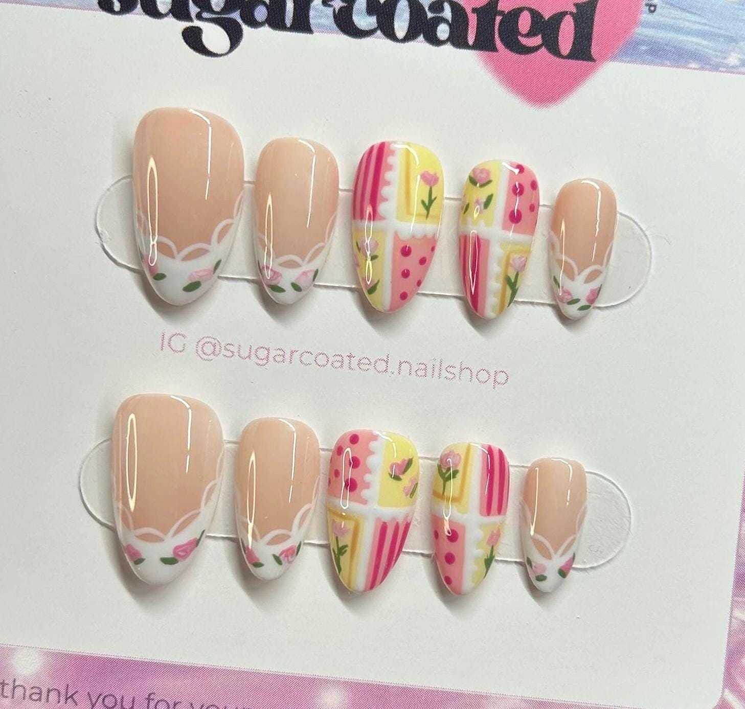 Handmade Custom Gel Press On Nails