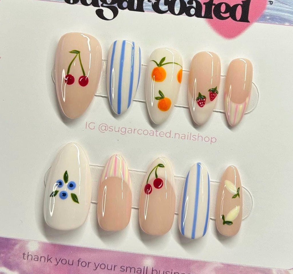 Handmade Custom Gel Press On Nails