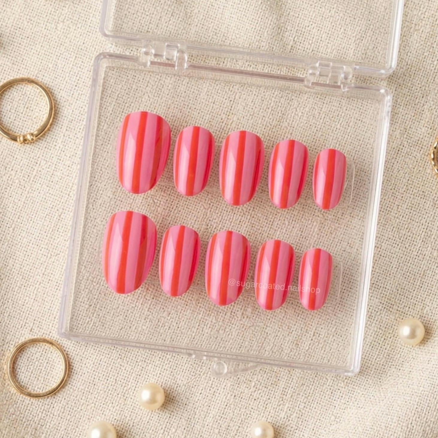 Handmade Custom Gel Press On Nails