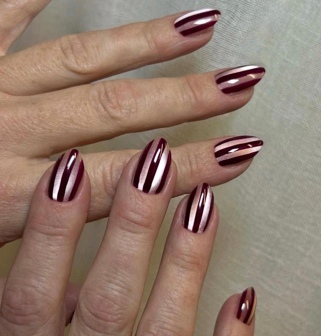Handmade Custom Gel Press On Nails: Premium Quality, Handpainted, Trendy