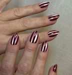 Handmade Custom Gel Press On Nails: Premium Quality, Handpainted, Trendy