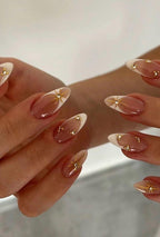 Handmade Custom Gel Press On Nails: Premium Quality, Handpainted, Trendy
