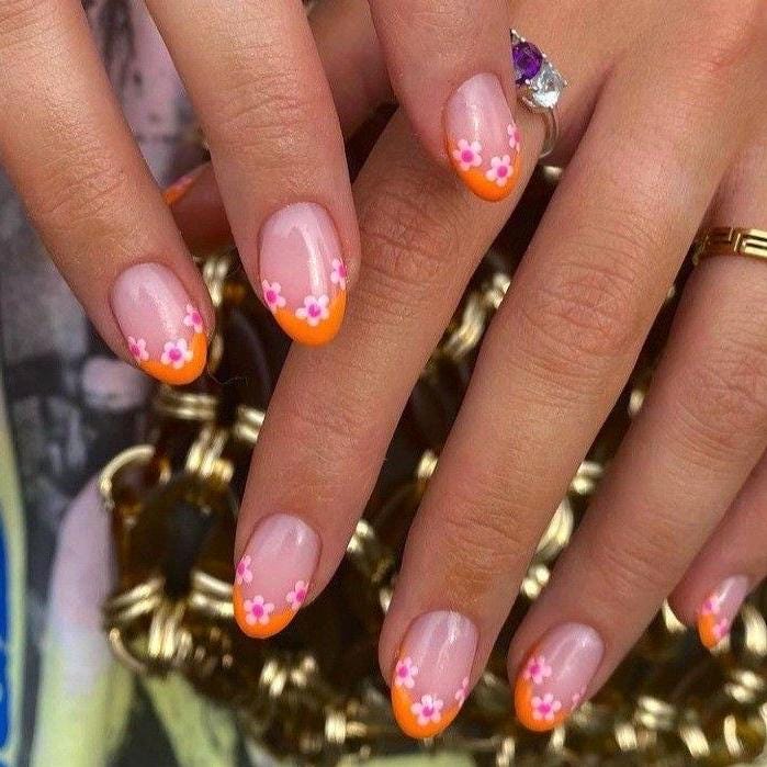 Handmade Custom Gel Press On Nails: Premium Quality, Handpainted, Trendy, Press Ons, Cute Design, Summer Vacation, Mix Match Y2K