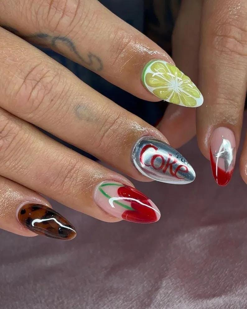Handmade Custom Gel Press On Nails