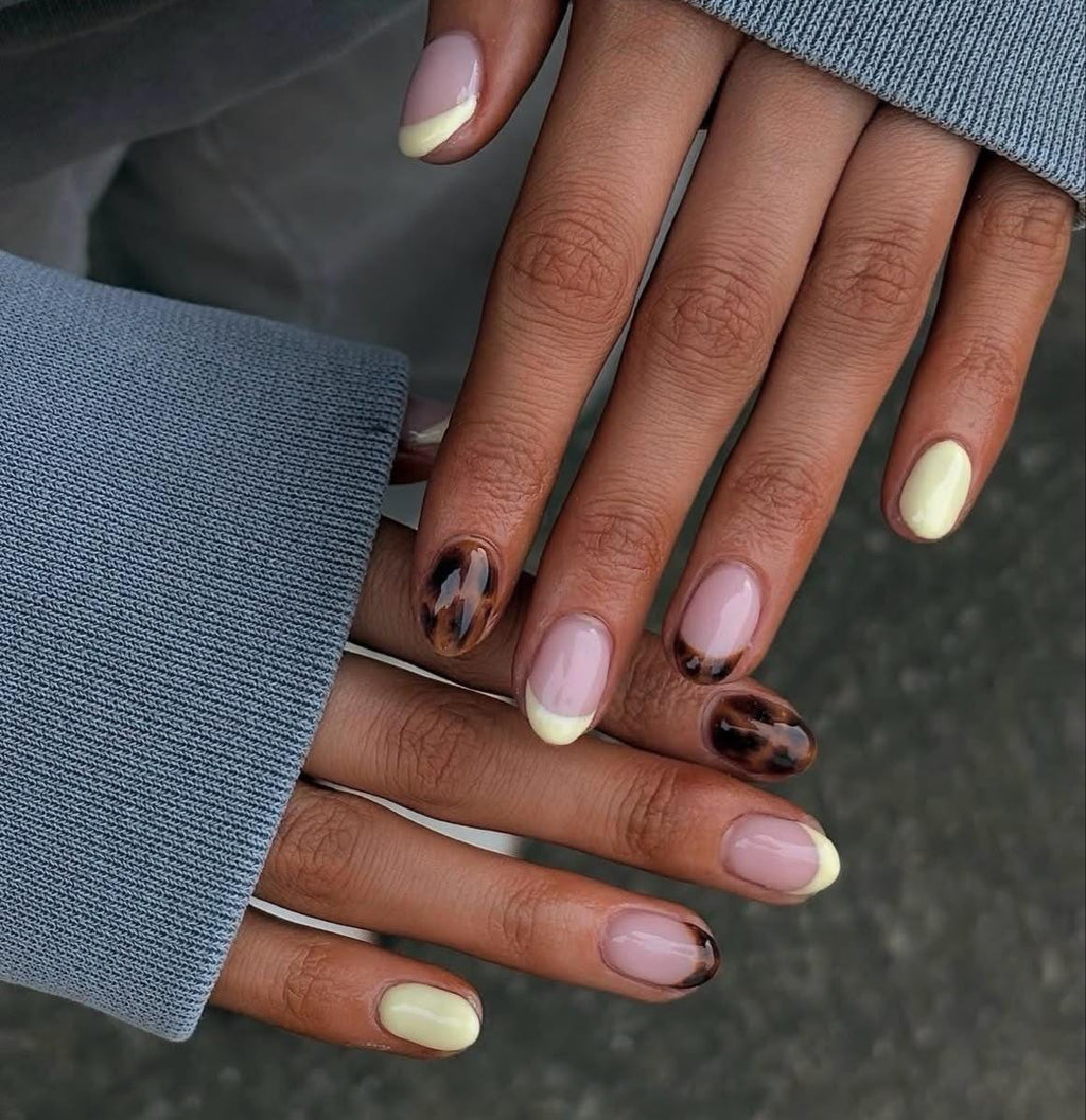 Handmade Custom Gel Press On Nails: Premium Quality, Handpainted, Trendy, Press Ons, Fake Nails, Glue On, Cute
