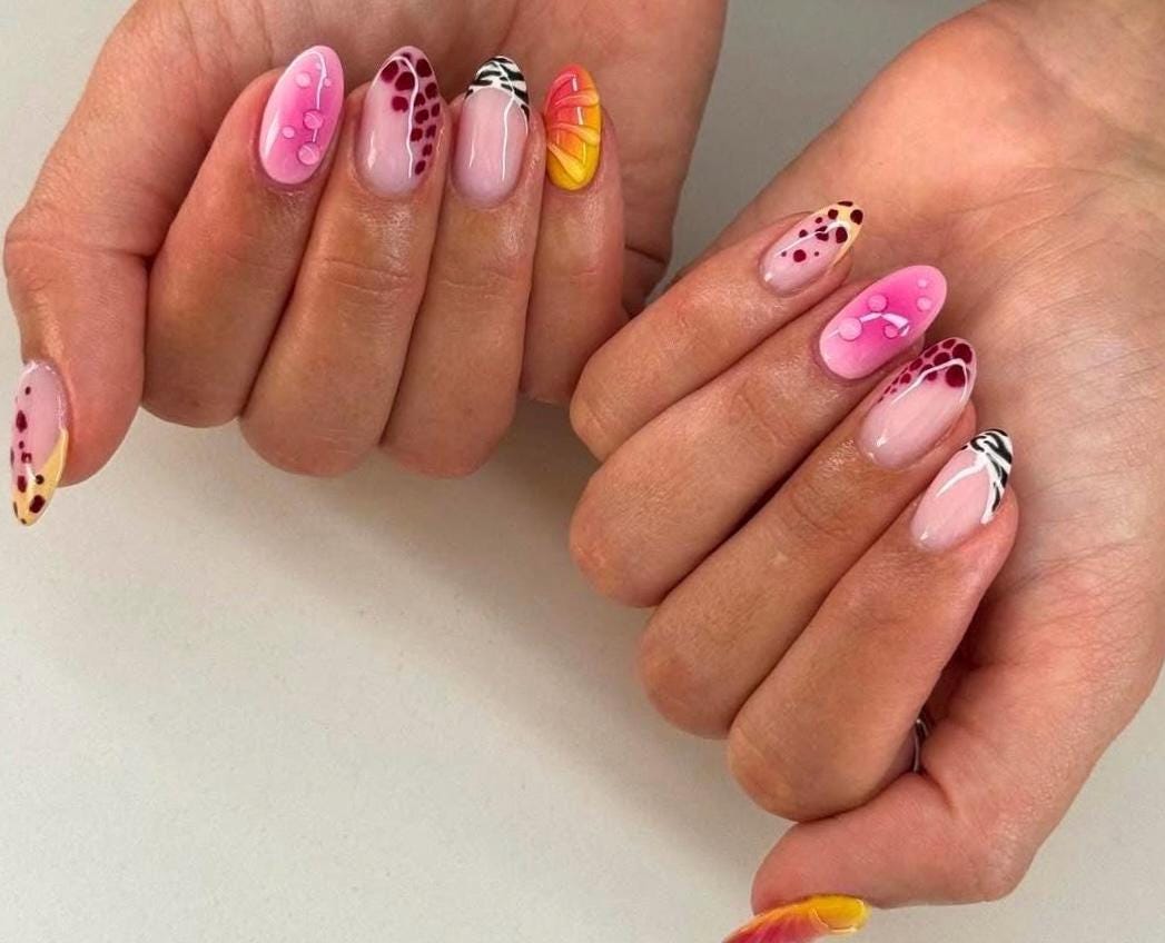 Handmade Custom Gel Press On Nails