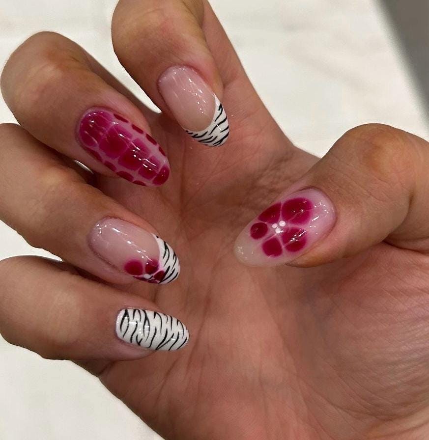 Handmade Custom Gel Press On Nails