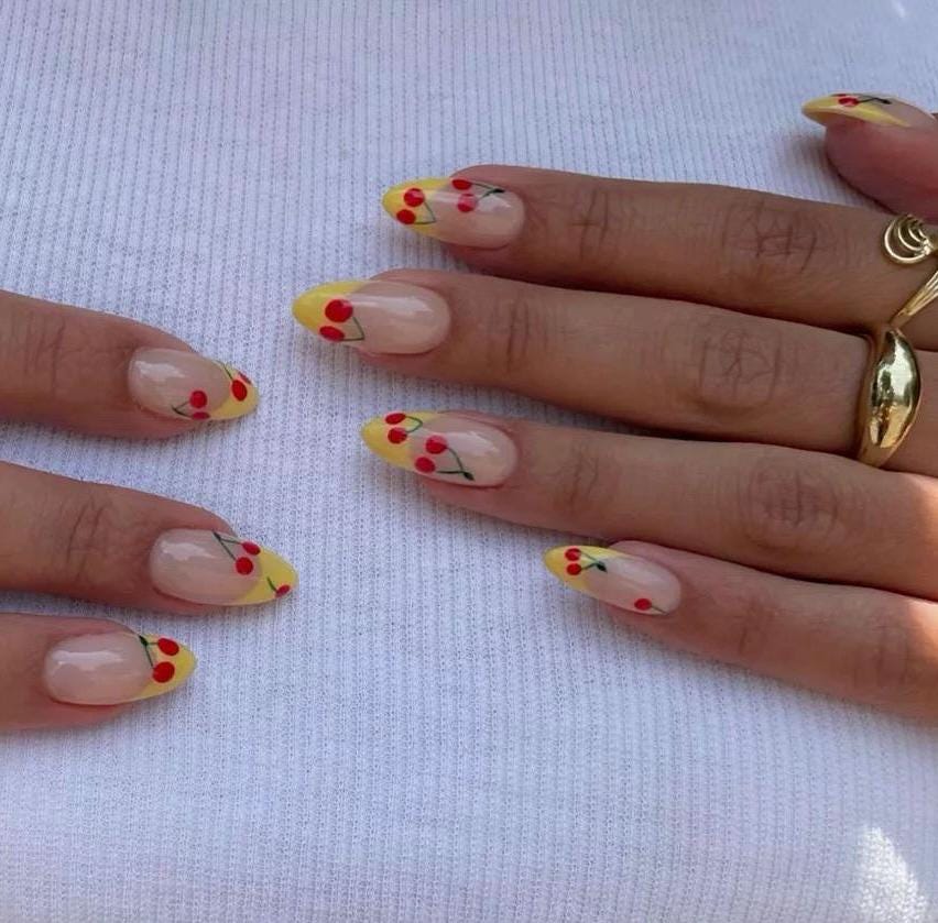 Handmade Custom Gel Press On Nails