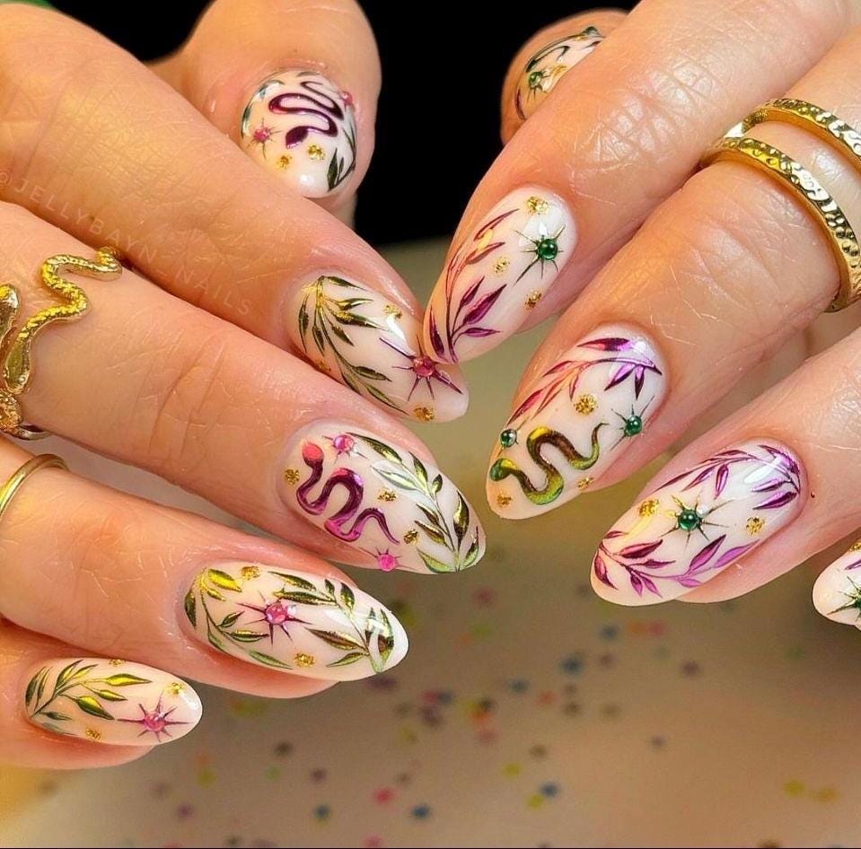 Handmade Custom Gel Press On Nails