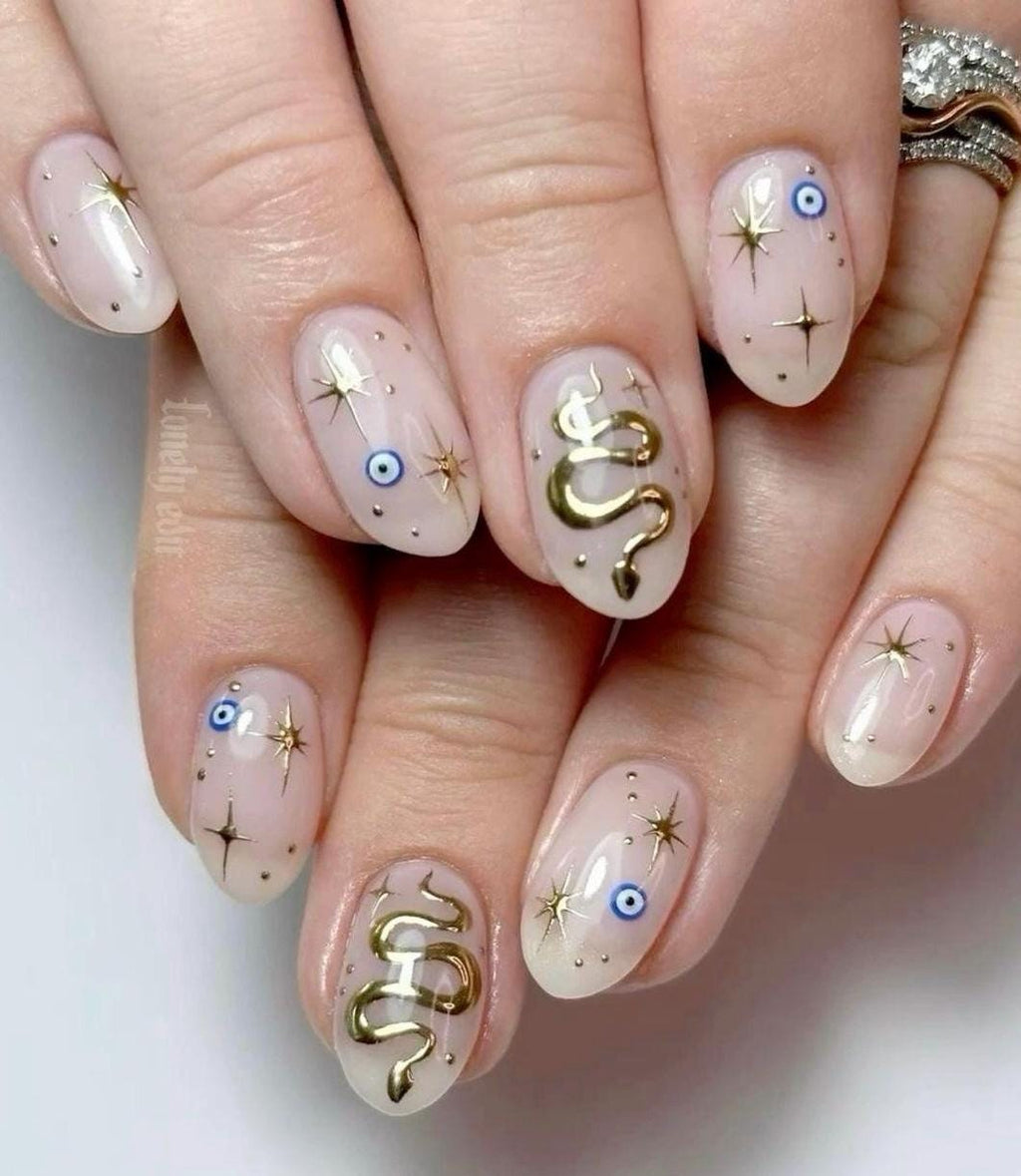 Handmade Custom Gel Press On Nails