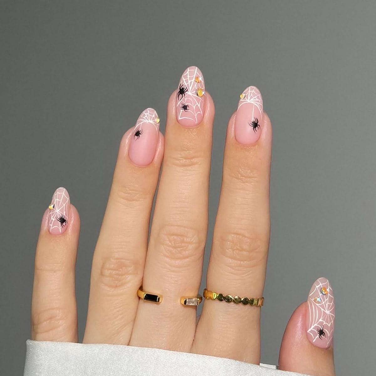 Premium Press On Nails: Custom Salon Quality, Handpainted, Trendy, Press Ons, Fall Autumn September October, Halloween Cute
